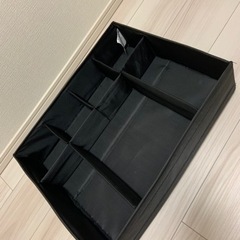 IKEA 収納ボックス　黒　　ケース　折りたたみ
