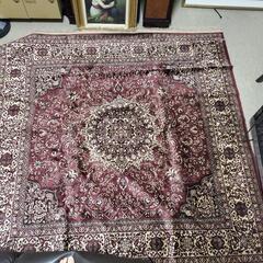 (180×180)クリーニングタグあり、トルコ絨毯カーペット
