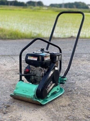 4 MIKASA 三笠プレートコンパクター　MVC-50H 作動品　転圧機