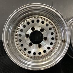 DAS BESTE AUF DER WELT CAMPEAO DO MUNDO 15インチ 4本 8J6HPCD139.7約-28 レンコンディッシュ 深リム 希少 78プラド等　(VHD425)