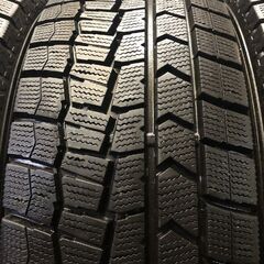 走行短め DUNLOP WINTER MAXX WM02 215/60R16 16インチ スタッドレス 4本 19年製 クラウンロイヤル マークX CX-3等　(KTO035) 