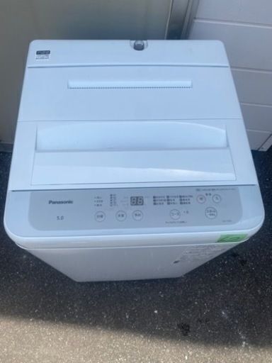 NO62❗️ 福岡市内配送設置無料　2023年式 全自動洗濯機 Fシリーズ ライトグレー NA-F5B1-LH [洗濯5.0kg /上開き]