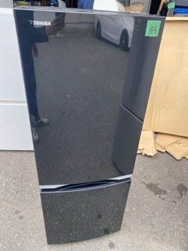 NO84❗️ 福岡市内配送無料 GR-P15BS-K 冷蔵庫 BSシリーズ メタリックブラック [右開きタイプ /2ドア /153L]