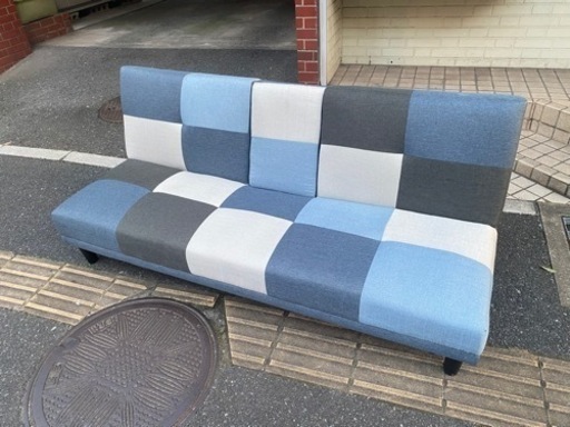 配送可　家具 ソファ 3人掛けソファベッド