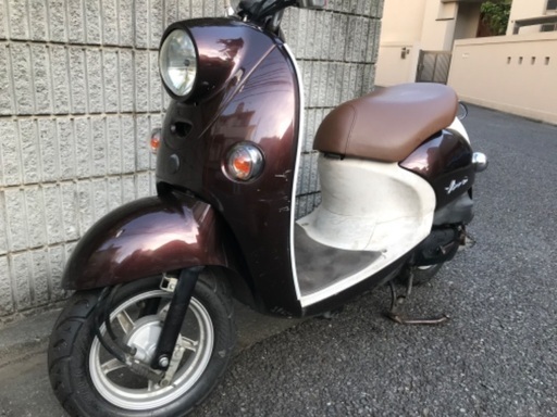 川口市まで配送料8000円　ヤマハ　ビーノ　前後タイヤ新品　各部整備済み　　原付　世田谷から　50cc Vino YAMAHA