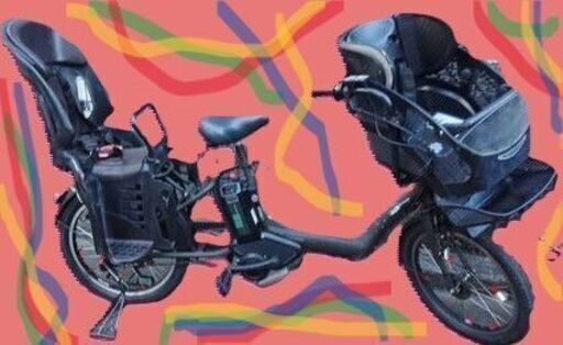 ｄ95土日もお子様と土足のままいろいろなタイプの電動自転車のご試乗可能です。  ️電動自転車・リサイクル専門店　　ご試乗をしてから、ご購入できます。  ２０インチ、チャイルドシート、２人乗り、３人乗り、１人乗り電動自転車  バカ良心的な電動自転車屋１００日間・安心の無料点検・️無料交換保証サービス付き  後ろチャイルドシートを大きめのかごに変更のオプション無料です。  バッテリーは新品の９０％以上の性能です。  １回の充電で３