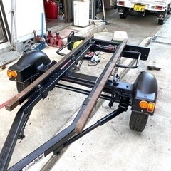 ボートトレーラー書類付き車検無し整備済