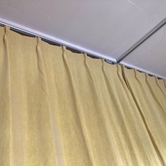 モモナチュラルリネン100%カーテン200×223,150×238 /2セット