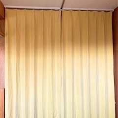 モモナチュラルリネン100%カーテン200×223,150×238 /2セット
