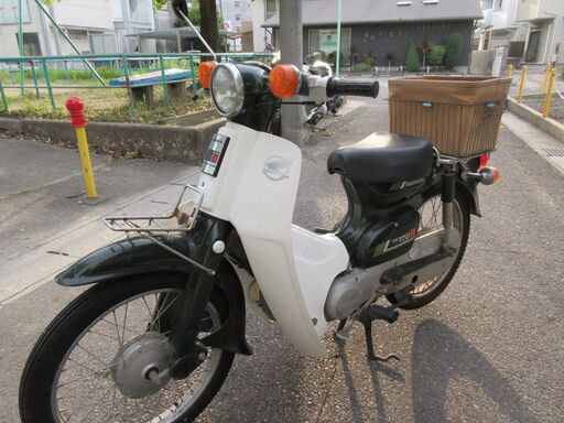 スーパーカブ50　グリーン　ホンダ　原付バイク　名古屋