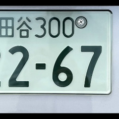 スモーク　グリーン　ナンバー枠カバー