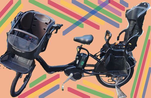 ｄ96土日もお子様と土足のままいろいろなタイプの電動自転車のご試乗可能です。  ️電動自転車・リサイクル専門店　　ご試乗をしてから、ご購入できます。  ２０インチ、チャイルドシート、２人乗り、３人乗り、１人乗り電動自転車  バカ良心的な電動自転車屋１００日間・安心の無料点検・️無料交換保証サービス付き  後ろチャイルドシートを大きめのかごに変更のオプション無料です。  バッテリーは新品の９０％以上の性能です。  １回の充電で３