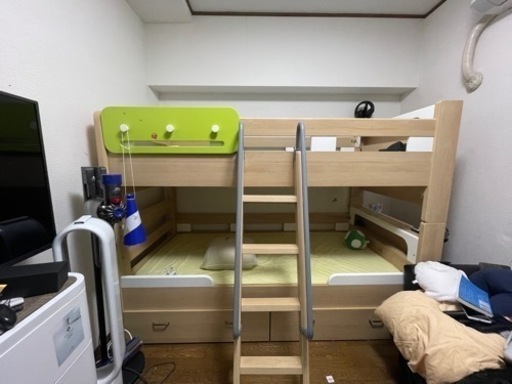 【商談中】ファニチャードーム2段ベッド解体して持っていける方