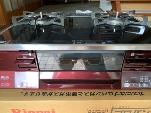 Rinnai グリル付ガステーブル RTS65AWK1R-AL 中古