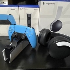 PS5 ALL 純正お得3セット！　ワイヤレスヘッドホン　コント...