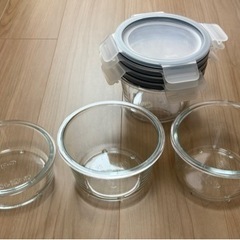 　IKEA365+ ガラス容器　耐熱