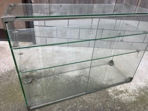 昭和薬局ガラスケース /レトロ陳列棚店頭用非売品