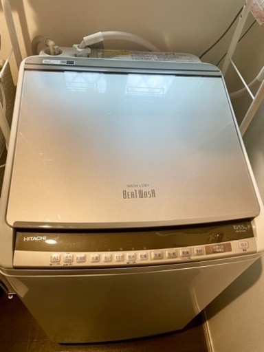 日立洗濯乾燥機　ビートウォッシュ　BW-DV100E　2020年モデル　容量10kg 乾燥5.5kg　好調な良品　姫路市内引取り希望