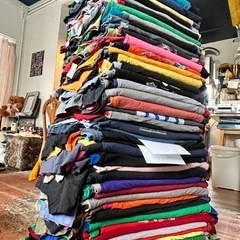 古着　Ｔシャツ　ハーフベール　まとめ売り アメリカ輸入古着　検品済　ゴミ無し　S〜XL　サイズミックス