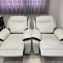 【定価55,000円×2台】電動リクライニングソファー 1人掛け バラ売り可