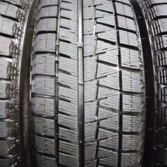 BS BRIDGESTONE ICEPARTNER2 215/60R16 16インチ スタッドレス 4本 21年製 バリ溝 エスティマ クラウンロイヤル等　(KTM037)