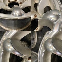 CITYHAWK シティーホーク 社外ホイール 16インチ 4本 8J6HPCD139.7-10 希少 クロカン　(VHL347)