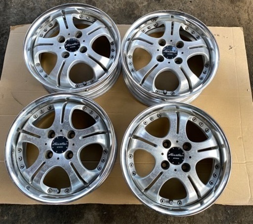 最終値下げしました！work ユーロライン14インチアルミホイール4本  