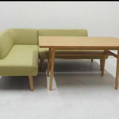 【unico】ダイニングソファ2点セット※ソファのみ※ unico】ダイニングソファ2点セット※ソファのみ※ unico】ダイニング