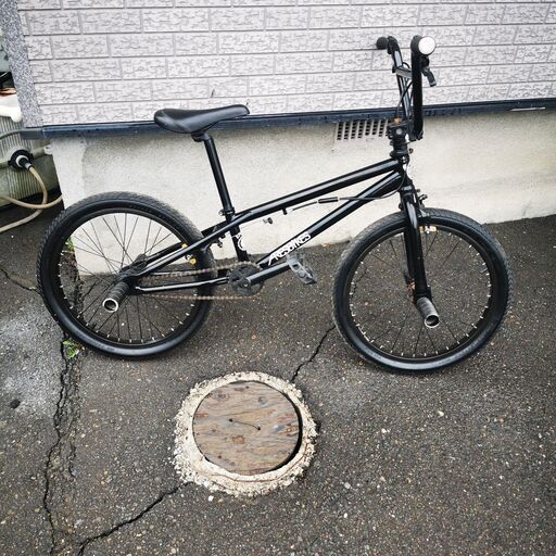 ARESBIKES　APLUSフラットランド18.5ブラック　BMXビギナー用
