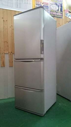 【愛品倶楽部柏店】シャープ 2021年製 350L 3ドア冷蔵庫 SJ-X355H