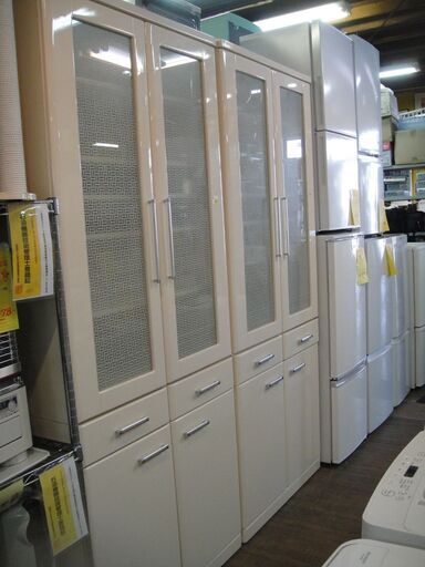 セール中につき、通常特価16,478円より5,000円引きの11,478円!　　　大容量　2ドア　食器棚　在庫2点　キッチン収納　キッチンボード　ダイニングボード　台所収納