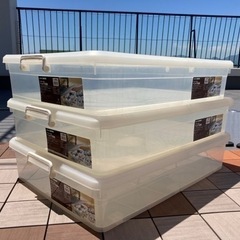ニトリ　ベッド下収納ケース　薄型収納ボックス　3個セット　