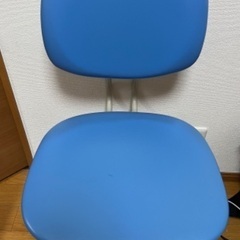 学習机用椅子　ブルー