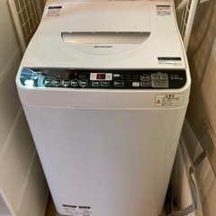 シャープ　ES-TX5TC　洗濯機　乾燥機能付き