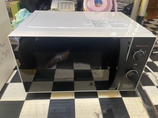 【リサイクルサービス八光】2021年製　コンフィ　 電子レンジ フラットテーブル単機能  CFM-CK171 ヘルツフリー