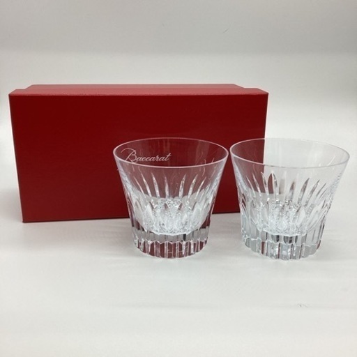 取りに来られる方限定！！　Baccarat   タンブラー　クリスタ　2Pセット　箱付き