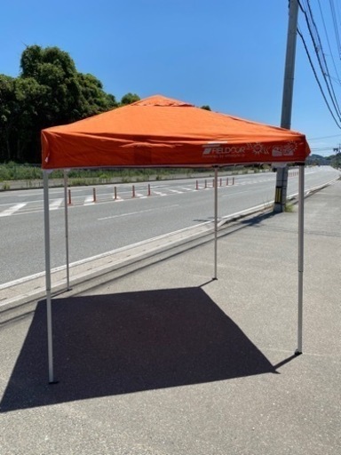 ☆中古美品 FIELDOOR 2M×2M　タープ タープテント キャンプ アウトドア