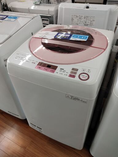 6ヶ月間動作保証付 SHARP 全自動洗濯機