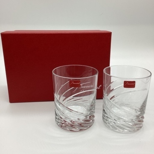 取りに来られる方限定！！　Baccarat   タンブラー　ARIK LEVY   2Pセット　未使用品　箱付き