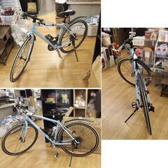 GIANT ESCAPE R3.1 クロスバイク 465mm Sサイズ 身長160-175cm ライトブルー 水色 700x28C ジャイアント エスケープ 24段変速(3X8) 2010年モデル 自転車 札幌市 豊平区 西岡