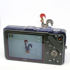 通電確認済み Nikon COOLPIX S9300 ネイビーブルー 本体＋Liバッテリー 光学18倍 1602万画素 3.0型モニター GPS コンパクトデジカメ コンデジ 札幌市 清田区 平岡