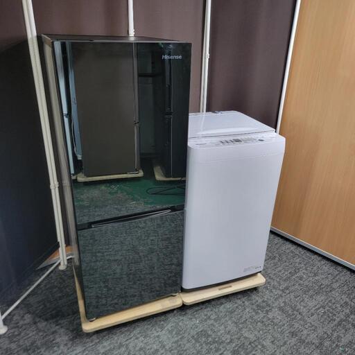 ‍♂️r売約済み‼️配送設置は無料‼️最新2021\u002620年製✨激シブ鏡面トップ✨Hisense 家電セット
