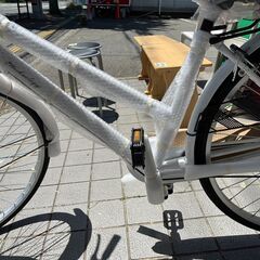 🪂新品チャリ🪂26インチ自転車 LEDライト🪂21テクノロジー 白 ホワイト🪂954🪂