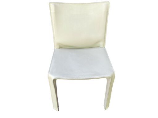 【決まりました】Cassina カッシーナ 412CAB キャブ アームレスチェア マットアイボリー色 マリオベリーニ