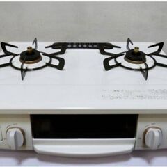 ②【　高年式　2022年製　】リンナイ　ガステーブル　ET34NJH4-W2　動作良好　ピンクゴールド　ガスコンロ　ホワロ　プロパン　LP　RINNAI ②【 高年式 2022年製 】リンナイ ガステーブル ET34NJH4-W2 動作良好