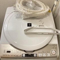 《取引中》SHARP 乾燥機能付き全自動洗濯機　縦型　シャープ　家電 生活家電 洗濯機　省エネ　節水