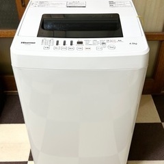 洗濯機　4.5L 2018年式