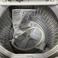 シャープ　5.5キロ　洗濯乾燥機　2017年製　保証付き