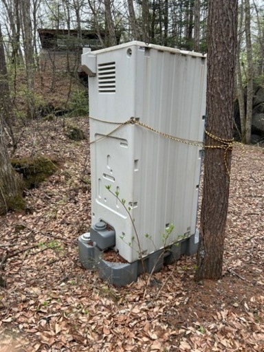 仮設トイレ 汲み取り式 群馬県嬬恋村