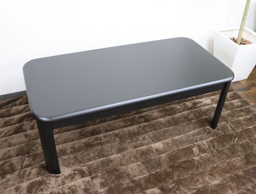 ≪J1345ジ≫未使用 PLUS/プラス センターテーブル CT-1811T BK/ブラック 19年～22年製 全体重量/約20kg 家具/インテリア 『複数在庫』現状品